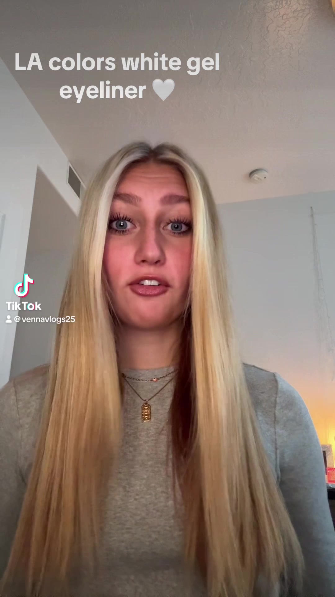 Evie Nay UGC video for LA Colors — talking head