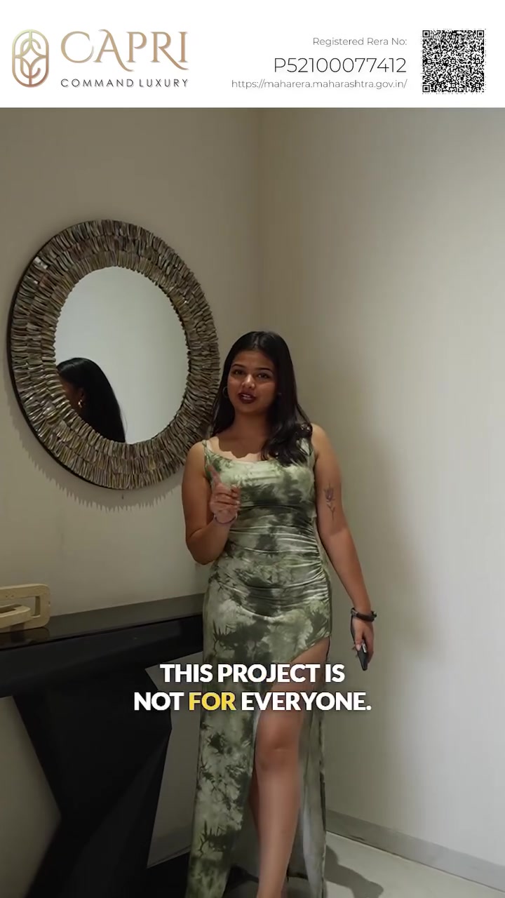 Tanvi Mishra UGC video for Capri Ravet — talking head